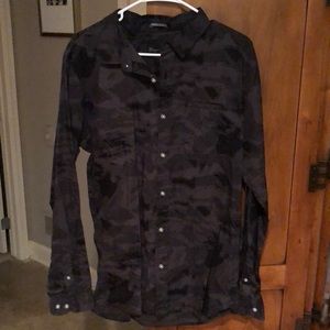 Long sleeve button down size large